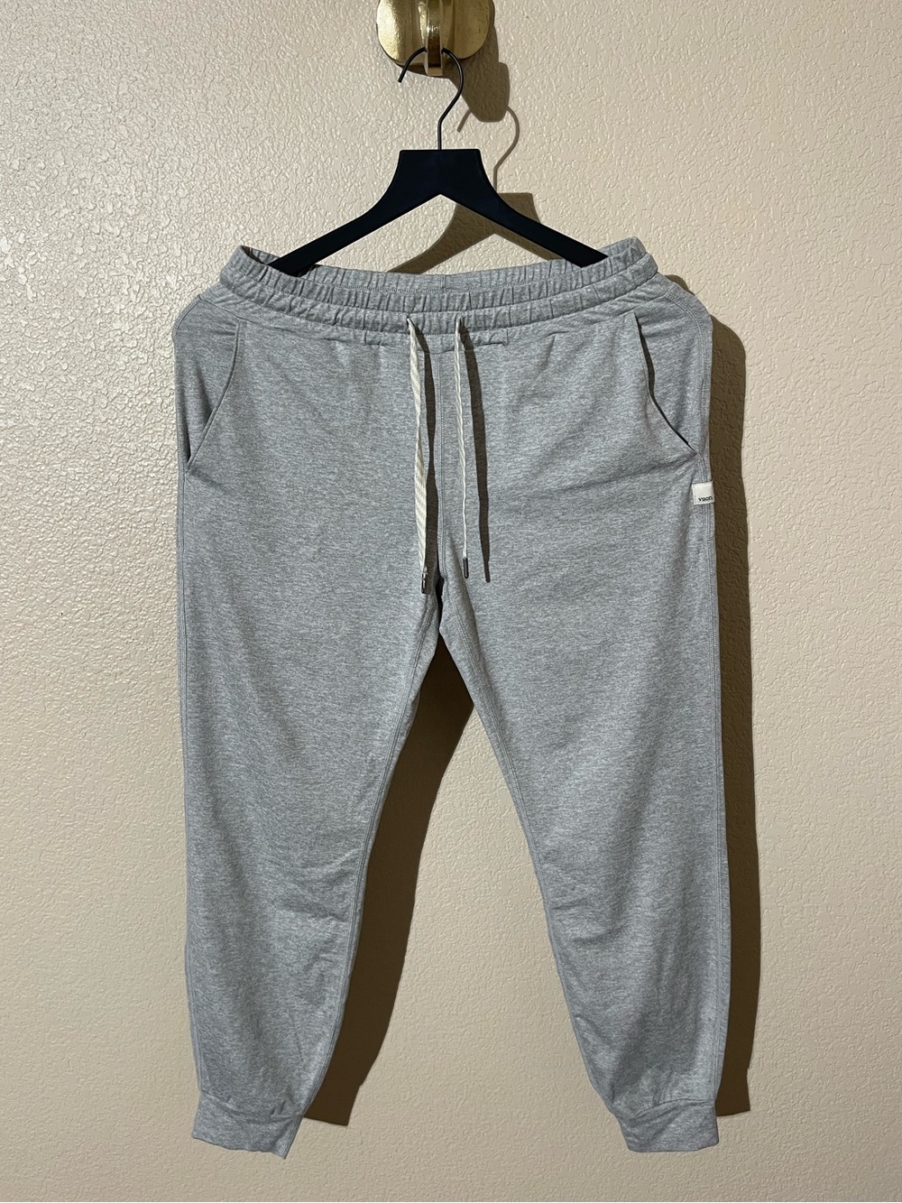 Vuori Light Gray Drawstring Joggers